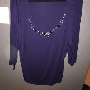 Rhinestone blouse